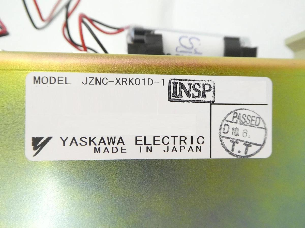 Used Yaskawa Electric JZNC-XRK01D-1 Motoman Robot Controller XCP01C YASNAC Working