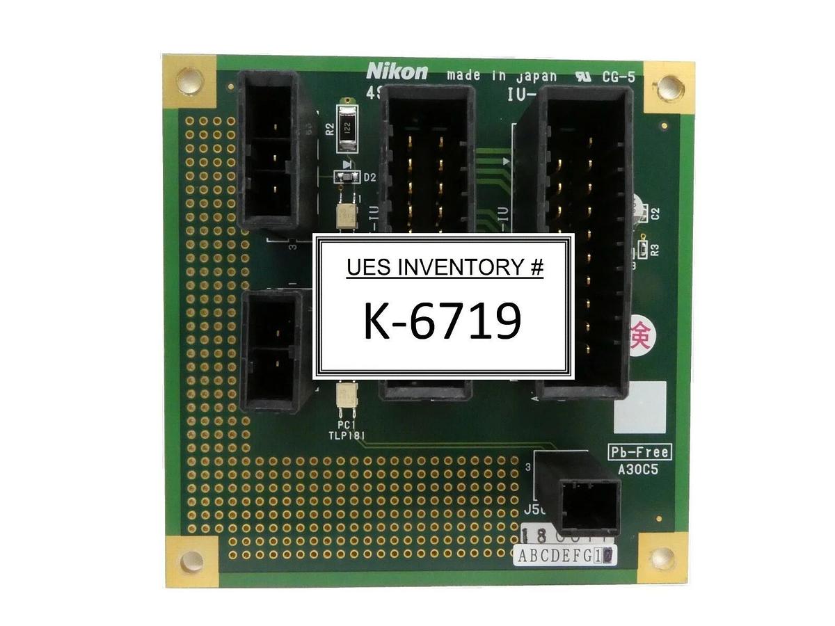 Used Nikon 4S013-689 Interface Board PCB IU-INTX6B NSR-S610C Working Spare