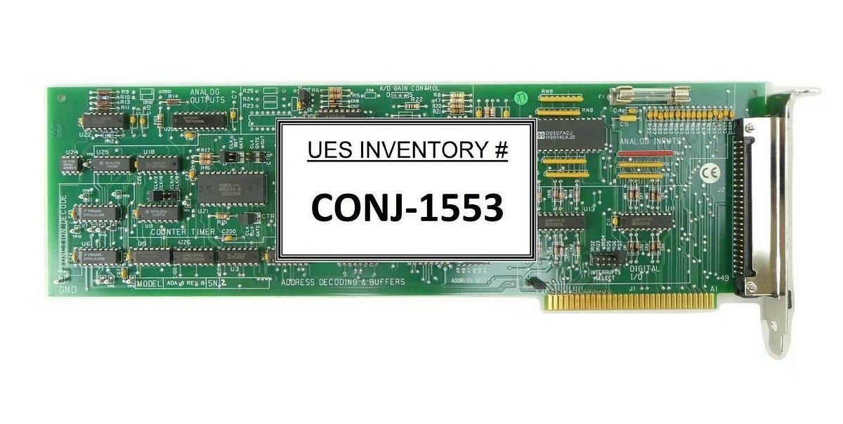 Used Corman Technologies AD8-16 A/D Gain Control ADA-8 PCB Card Novellus Working