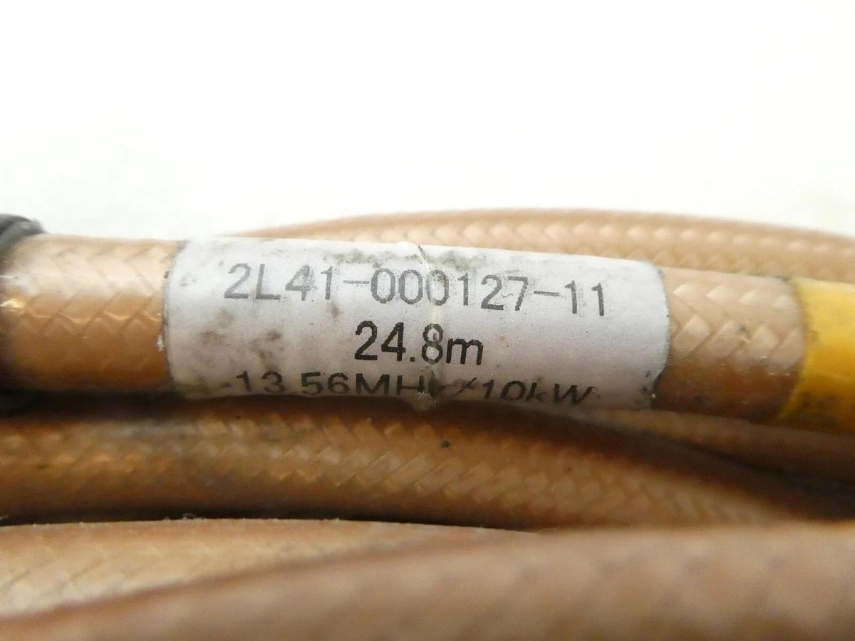 Used TEL Tokyo Electron 2L41-000127-11 RF Coaxial Cable 24.8M 81 Foot Working Surplus