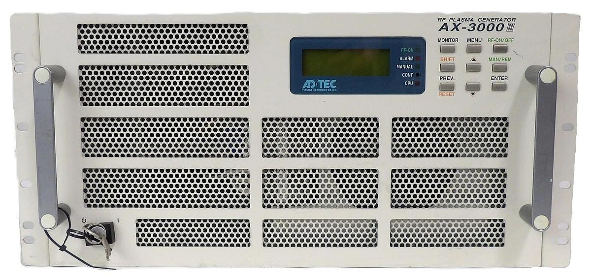Used ADTEC Plasma Technology AX-3000III 3000W RF Plasma Generator Untested Surplus