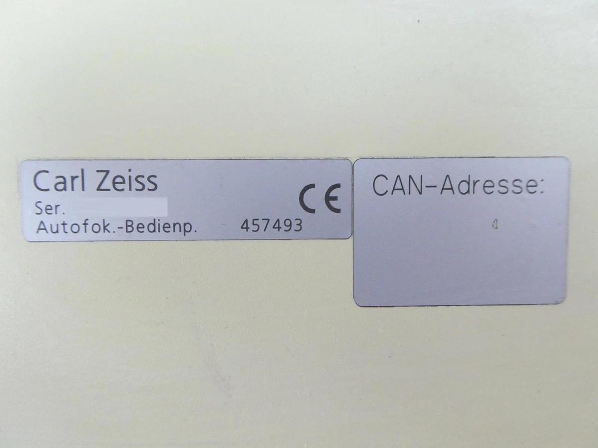Used Carl Zeiss 457493 Microscope Analyzer Aperture AF Remote Controller Working