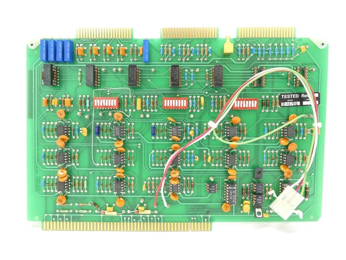 Used Varian Semiconductor VSEA E-H5997001 Beam Line Control PCB Card Rev. F Working