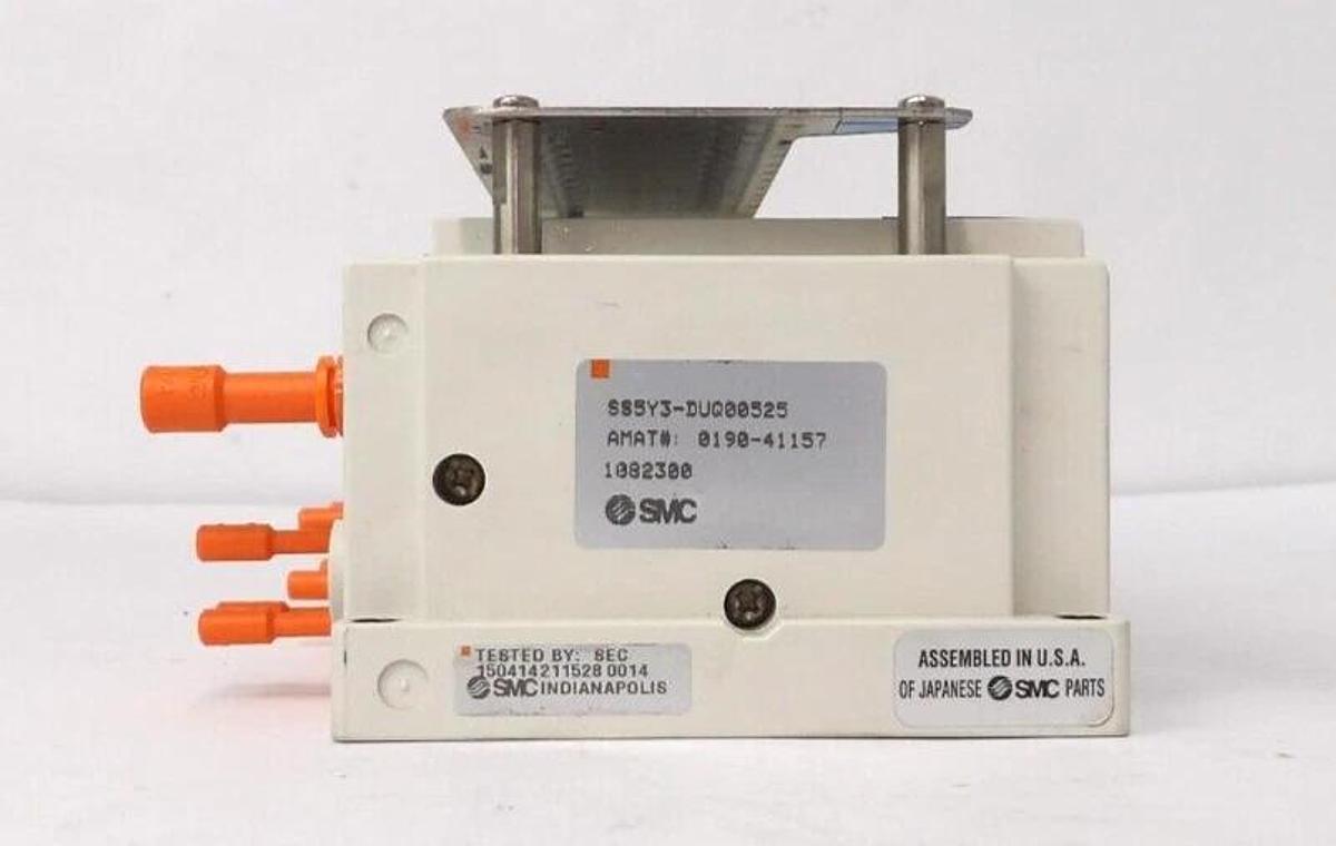 Used SMC SS5Y3-DUQ00525 16-Port Ethercat Pneumatic Manifold Lot of 3 Working