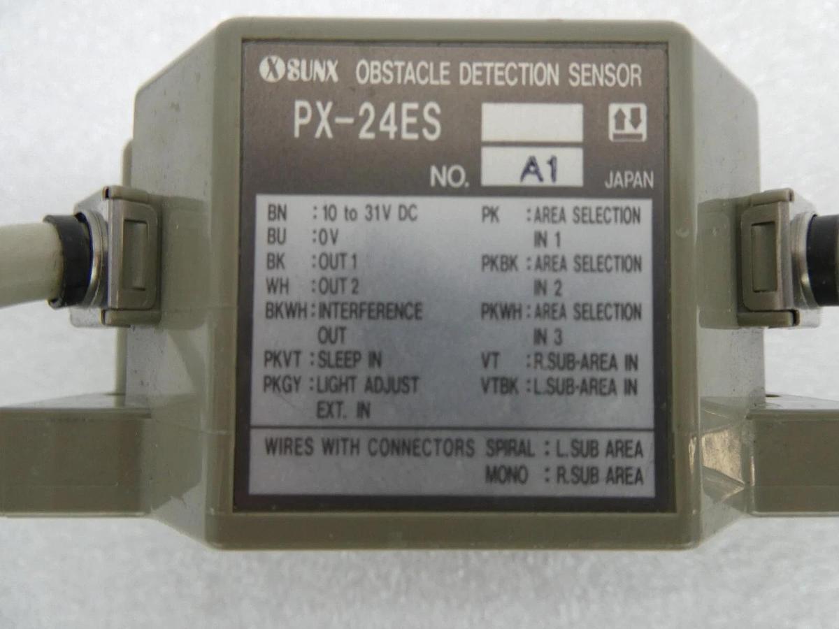Used Sunx PX-24ES Obstacle Detection Sensor Reseller Lot of 20 Working Surplus
