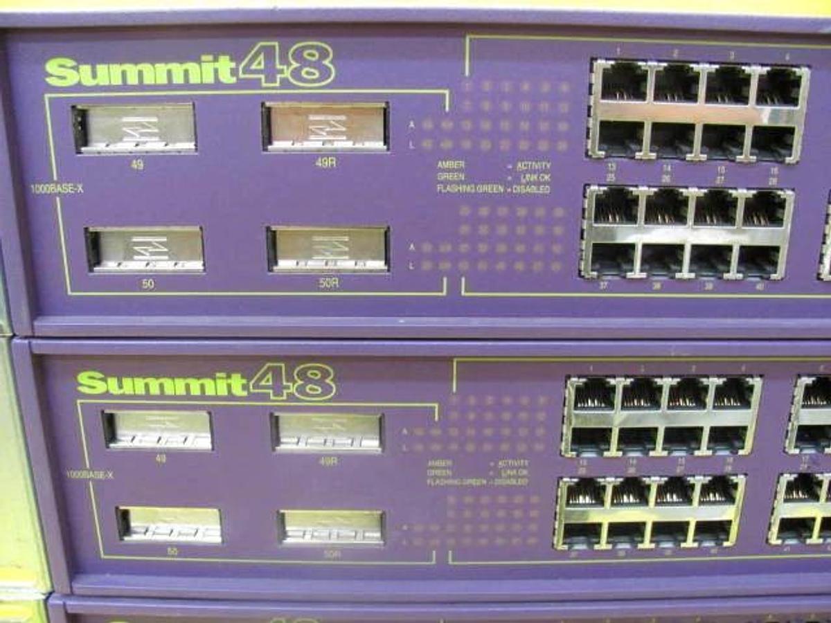Used Extreme Networks 800013-00-14 Summit48 15000 Summit24 13011 Lot of 13 Working