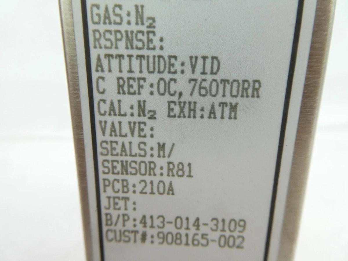 Used UNIT Instruments UFC-8160 Mass Flow Controller MFC 1 SLM N2 Working Surplus