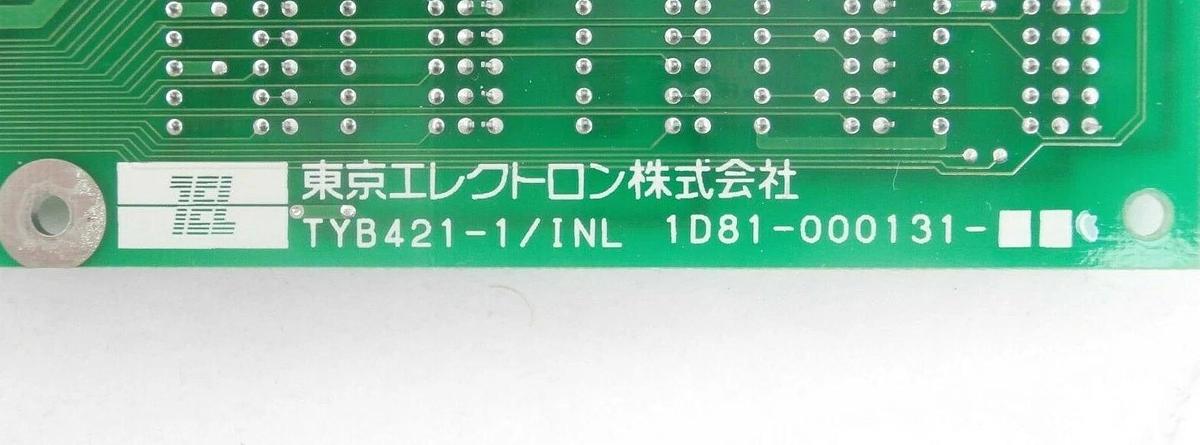 Used TEL Tokyo Electron 1D08-000131-11 Interface PCB TYB421-1/INL Unity II Working