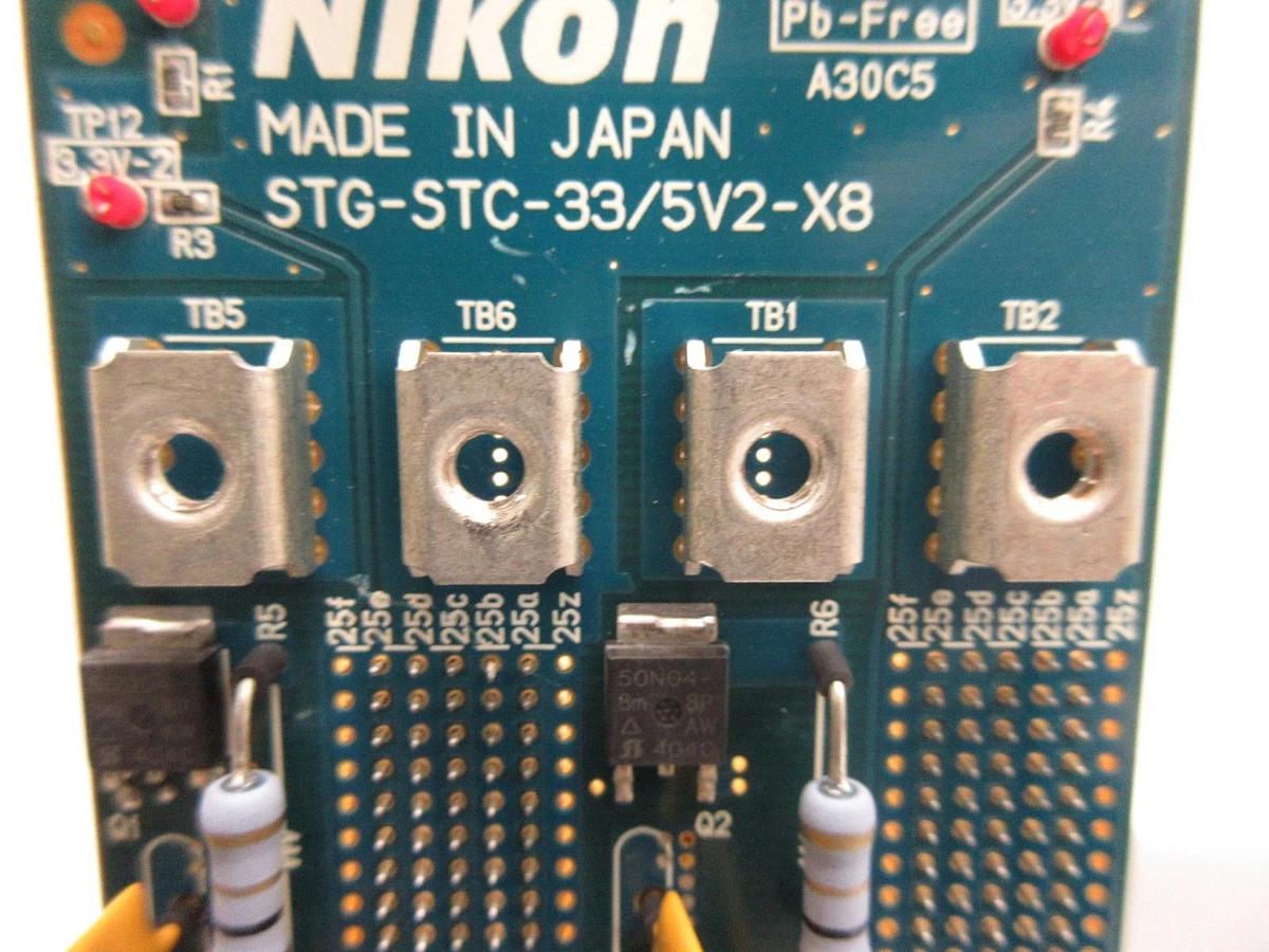 Used Nikon Precision STG-STC-33/5V2-X8 Interface Board PCB NSR System Working