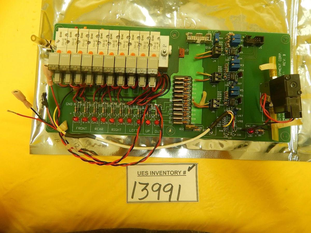 Used Semiconductor Equipment Corp 4496-023 Pneumatic Manifold PCB 410 Bonder Used