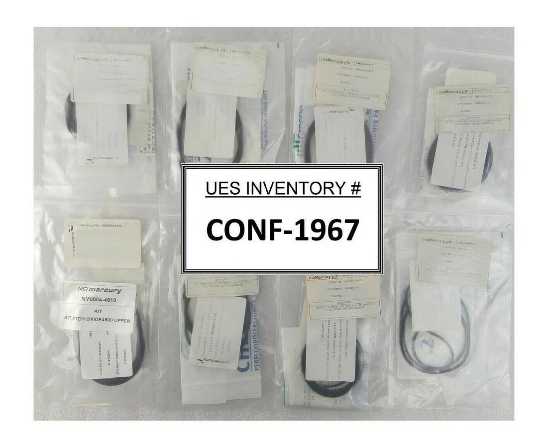netMercury NM0004-4910 Lam Research 4500 Etch Oxide O-Ring Kit Lot of 8 New