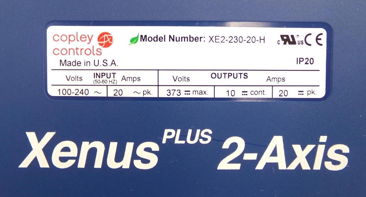 Copley Controls XE2-230-20-H 2-Axis Servo Driver Module New
