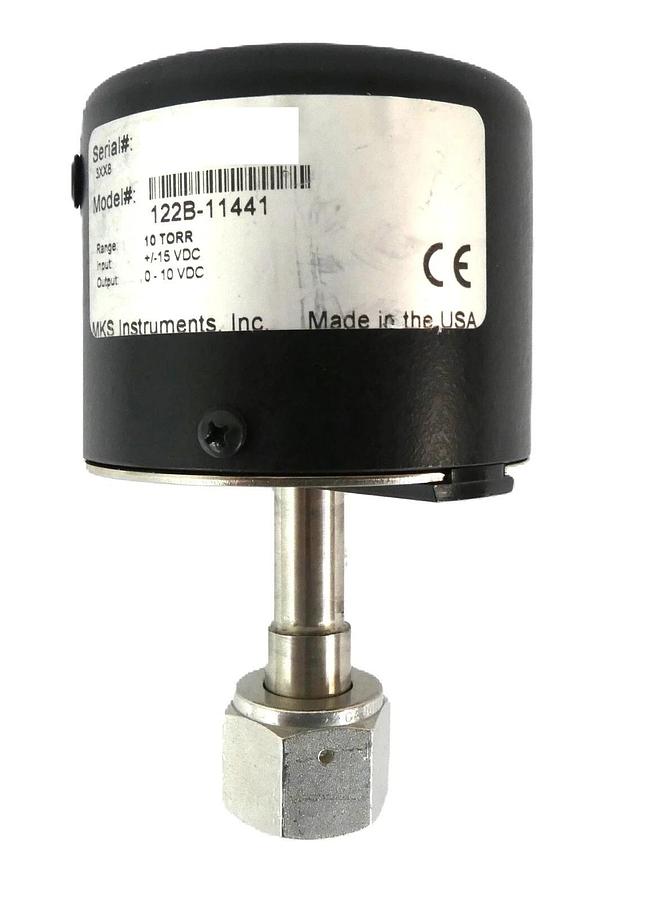 Used MKS Instruments 122B-11441 Baratron Pressure Transducer Type 122B Working Spare