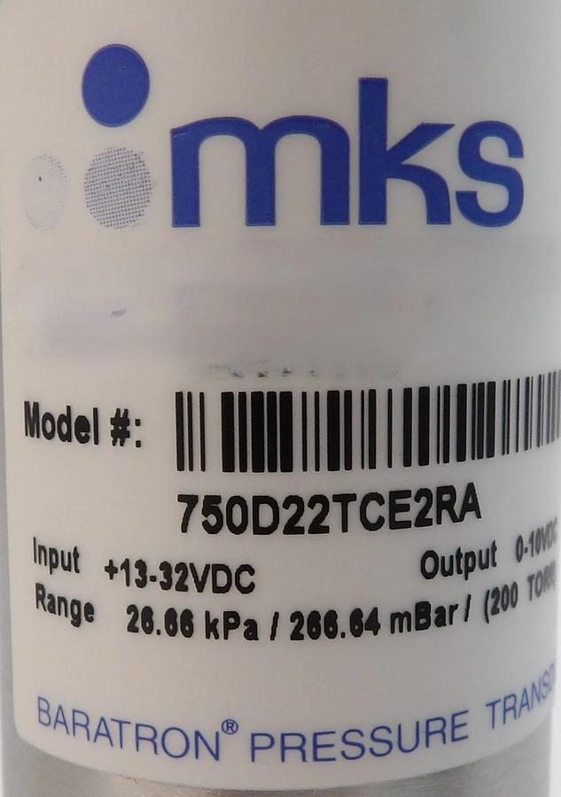 MKS Instruments 750D22TCE2RA Baratron Pressure Transducer New