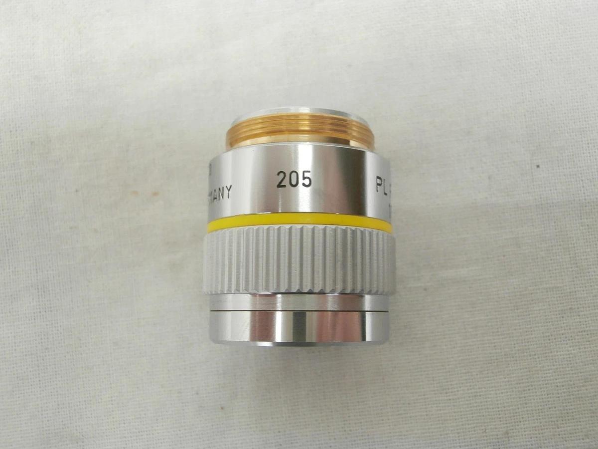 Used Leica 567050 Microscope Objective PL Fluotar 10x/0.25 ∞/- Working Surplus