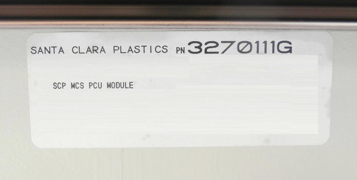 Used SCP Santa Clara Plastics 3270111G MCS Power Control Unit PCU Module Working