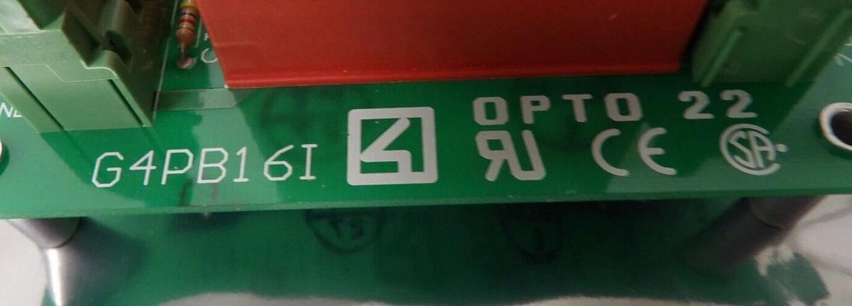 Used Opto 22 G4PB16I 16-Channel I/O Module Rack PCB Assembly Working Spare