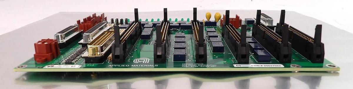 Used AMAT Applied Materials 0100-03406 300mm HDPCVD Gas Panel Distribution PCB Spare