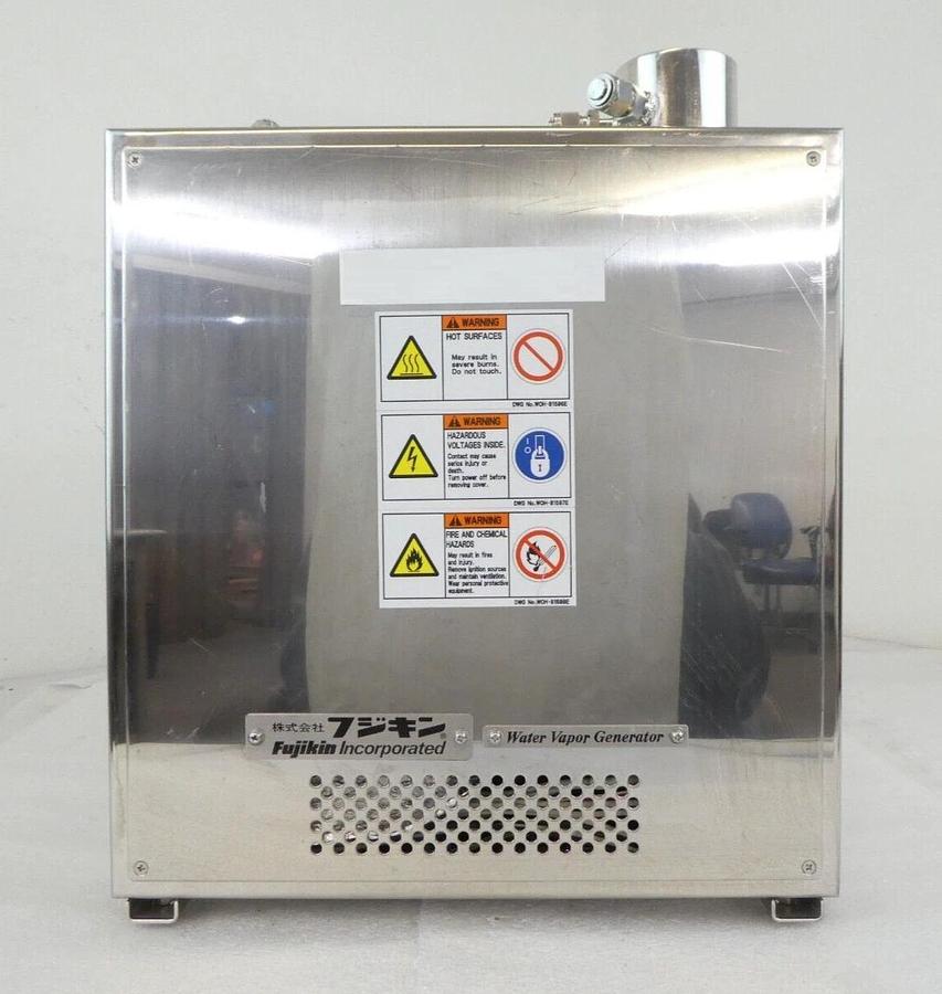 Used Fujikin WVG-SC-O2V1C1B-L-A H2O Water Vapor Generator Working Surplus