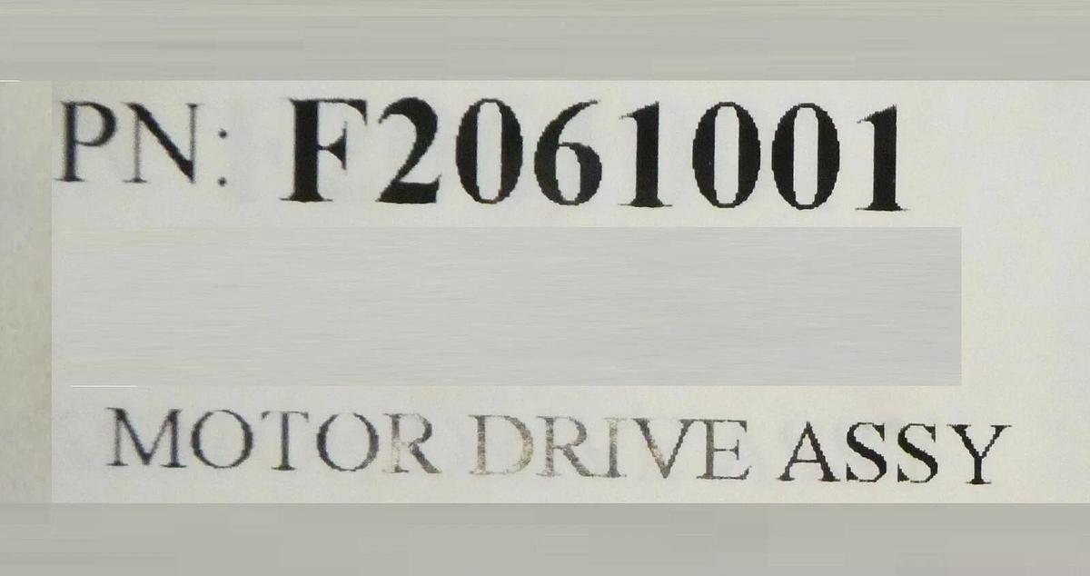 Varian Semiconductor Equipment F2061001 Gas Leak Motor Drive Assembly Rev. E New