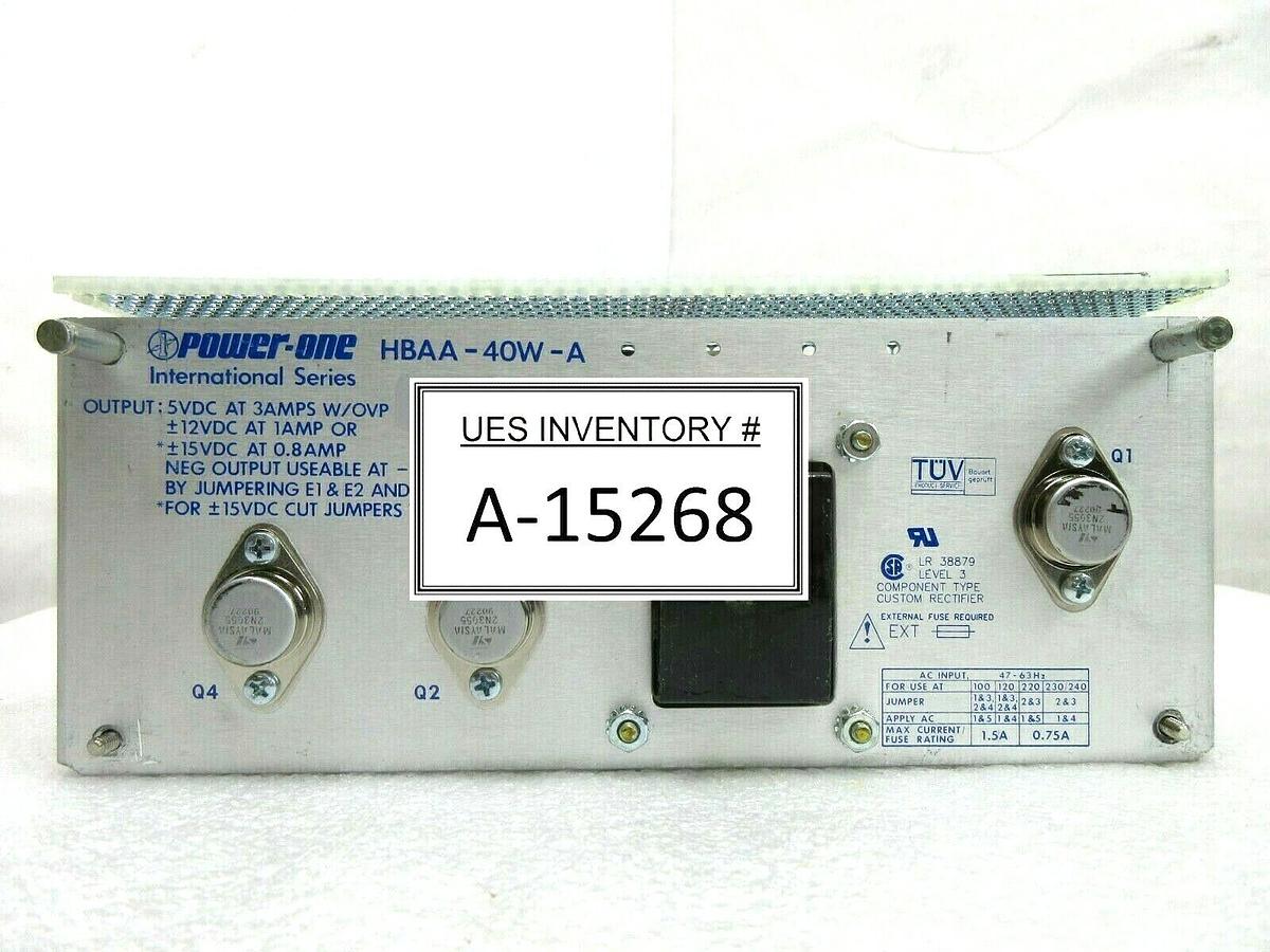 Used Power-One HBAA-40W-A Power Supply Delta Design 1923710-001 Working Spare