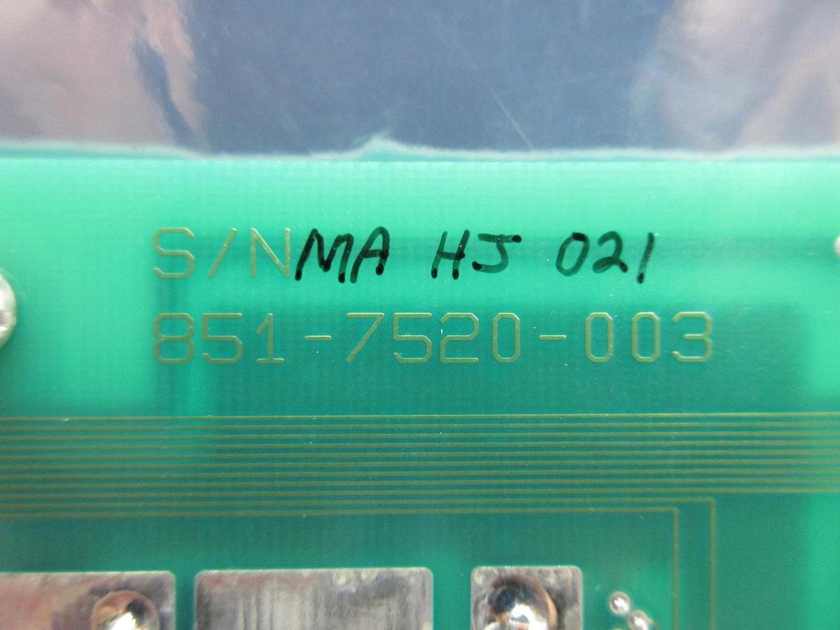 Used Perkin-Elmer 851-8520-003 Stepper Motor Driver PCB Card Rev. H SVG 90S Used