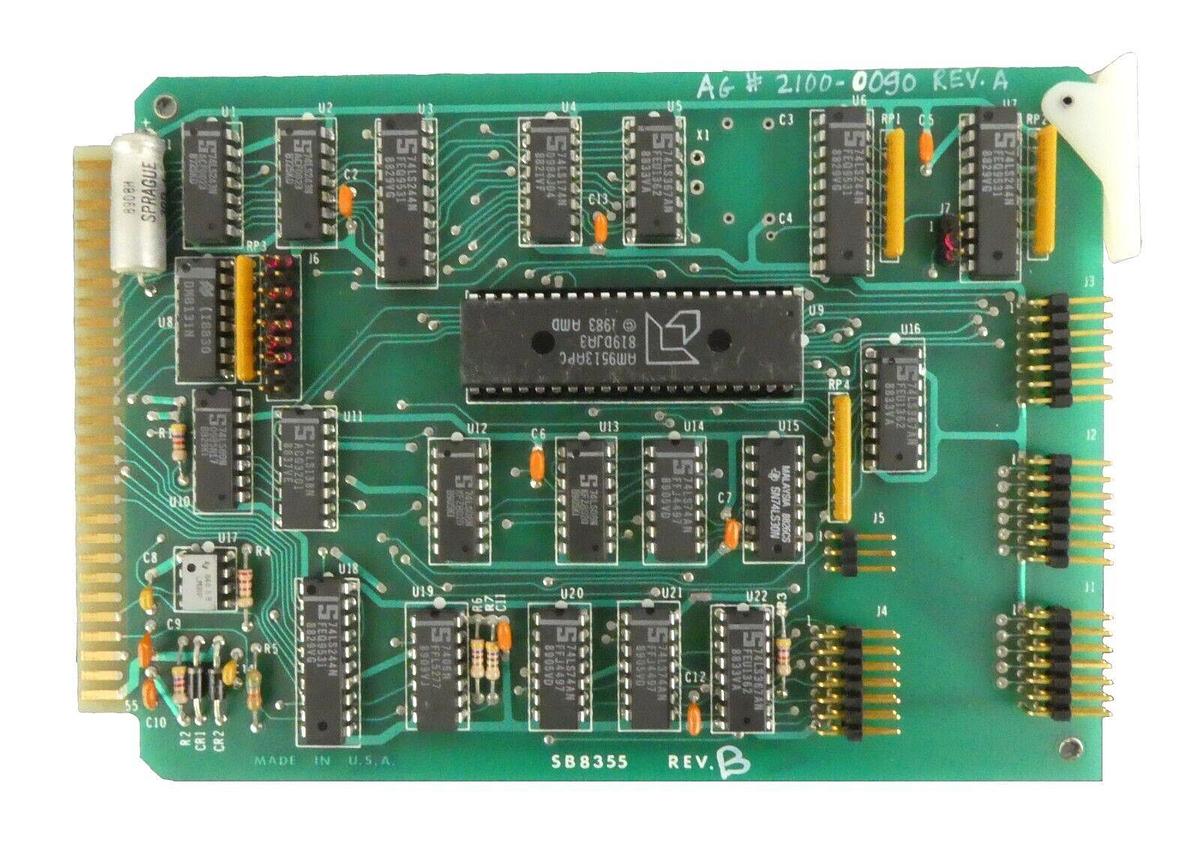 Used Micro/Sys SB8355 PCB Card TMR AG Associates Heatpulse 2100-0090 Working Surplus