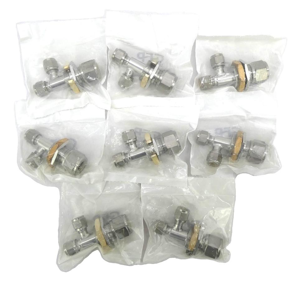 Used Gasflo Products BHD-809-604896 Fitting Assembly Reseller Lot of 8 New Surplus