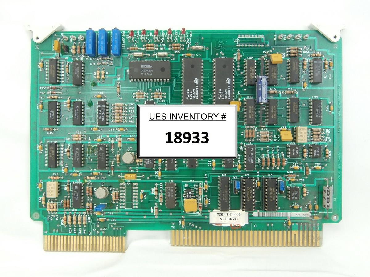 Used Kulicke & Soffa 780-4541-000 X-Servo Board PCB Card 6300-4541-001-01 Working