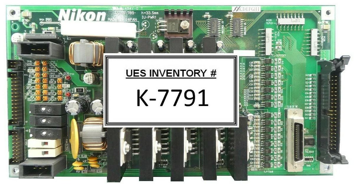 Used Nikon 4S018-789 Power Distribution PCB IU-PWR1 NSR FX-601F Working Surplus