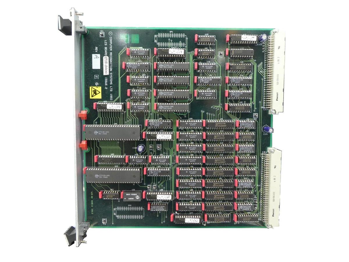 Used Computer Recognition Systems 8938-0000 LCS Board PCB Card Working Surplus
