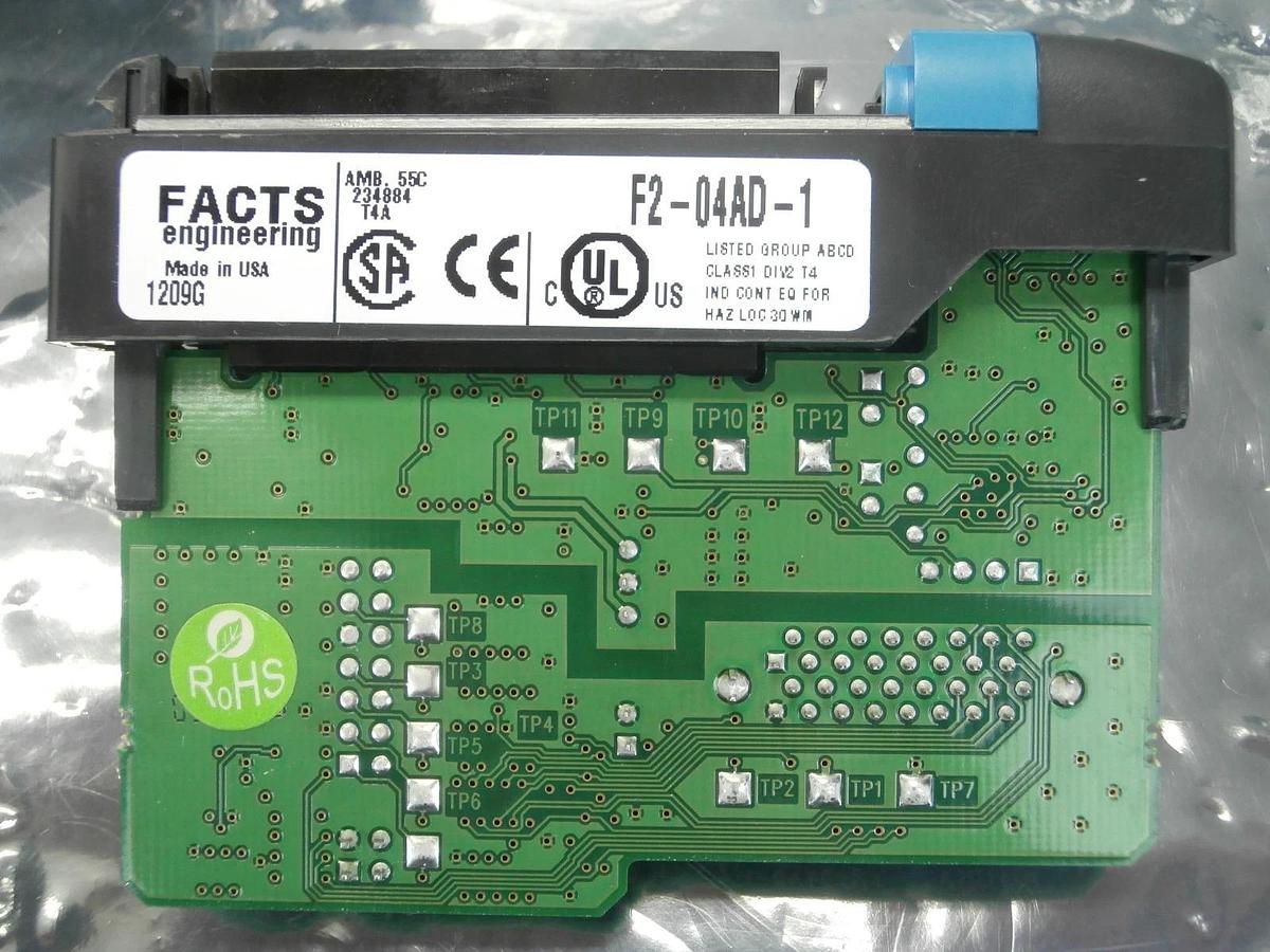 Used Automation Direct D2-09B-1 9-Slot PLC Controller DirectLOGIC 205 Missing Covers