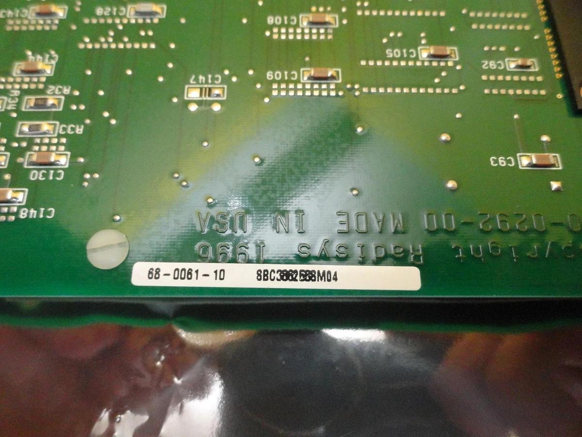 Used RadiSys 68-0061-10 Single Board Computer SBC 386/258 U43L-4 Orbot WF 736 Used
