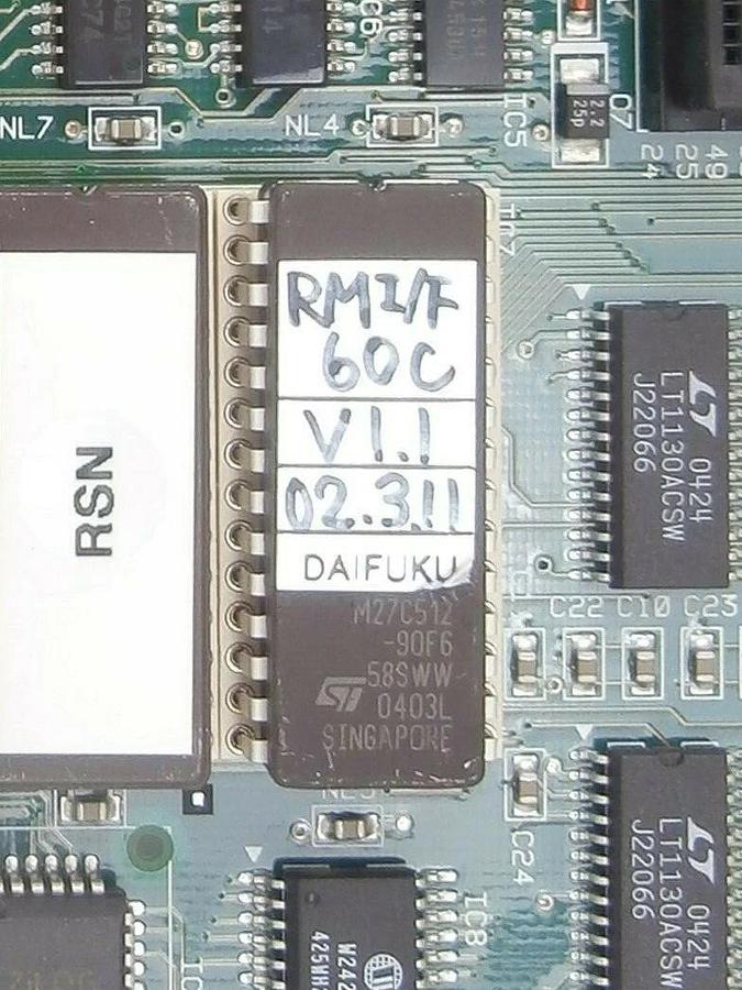 Used Daifuku OPC-2586A Processor Board PCB MEC-M1A Working Spare