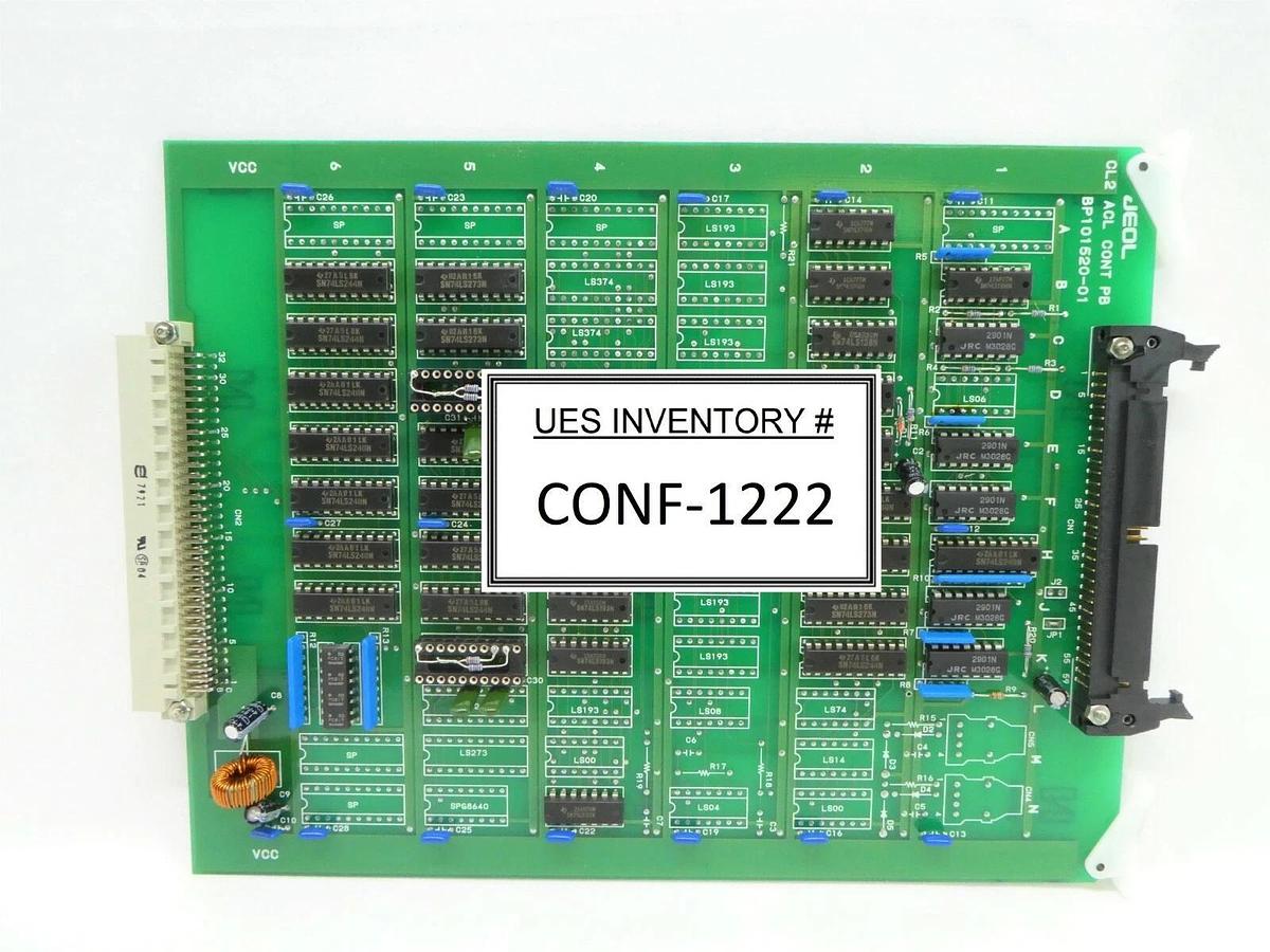Used JEOL BP101520-01 Driver PCB Card CL2 ACL CONT PB JWS-7555S SEM Working Spare
