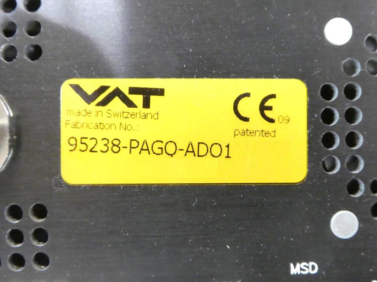Used VAT 95238-PAGO-ADO1 Butterfly Valve Integrated Pressure Controller Working Spare