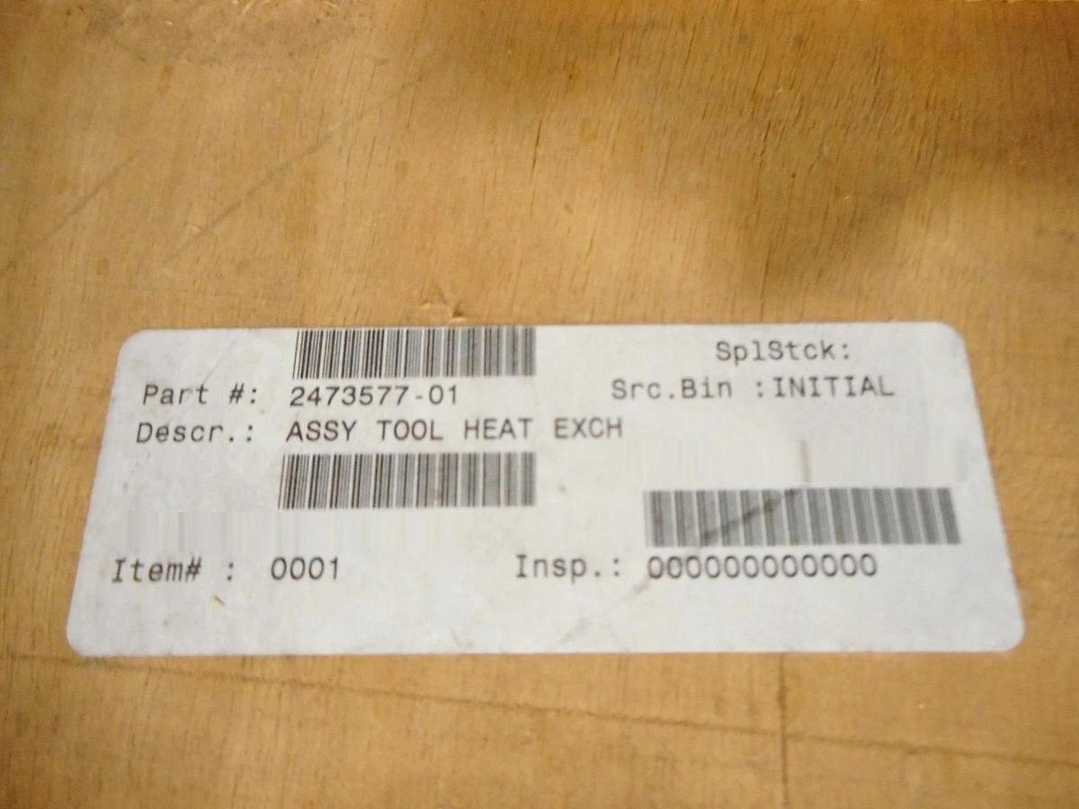 ASM Advanced Semiconductor Materials 2473577-01 Tool Heat Exchanger Assembly New