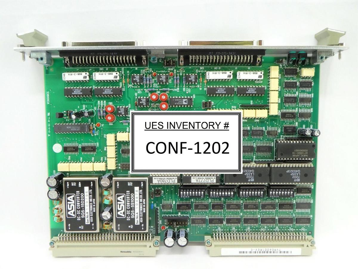 Used Tachibana Tectron TVME6001 Processor PCB Card Rev. C JEOL JWS-7555S Working