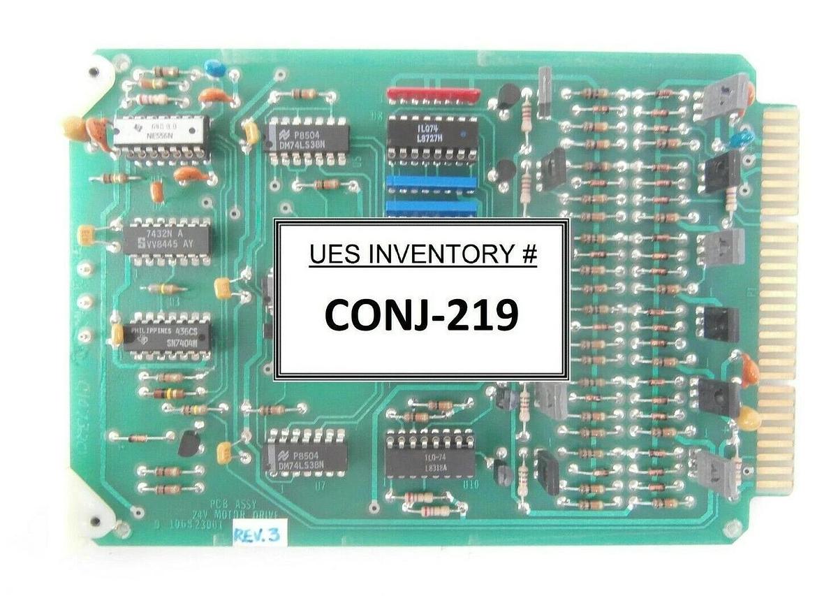 Used Varian Semiconductor VSEA D-106823001 24v Motor Drive PCB Card Working Surplus