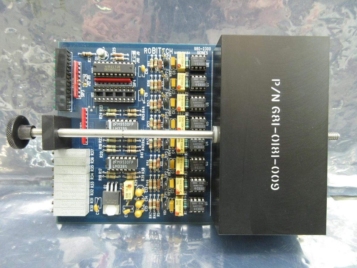 Used Robitech 990-9131 Valve Module PCB Card 681-0181-009 980-2300 Used Working