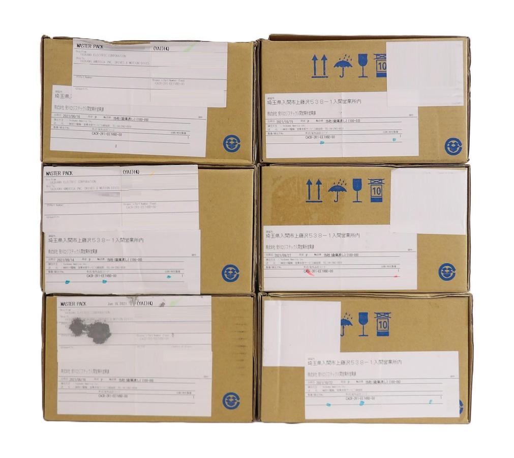 Yaskawa Electric CACR-2R1-EE1VBD-00 Servo Drive SERVOPACK Lot of 6 New