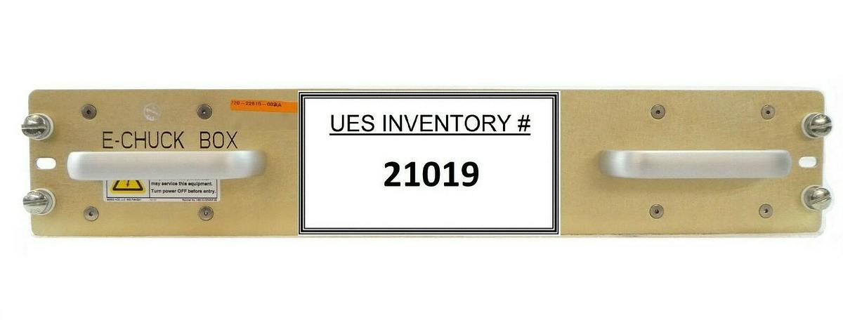Used KLA-Tencor 720-22615-002 E-Chuck Box Assembly eS31 E-Beam Working Surplus