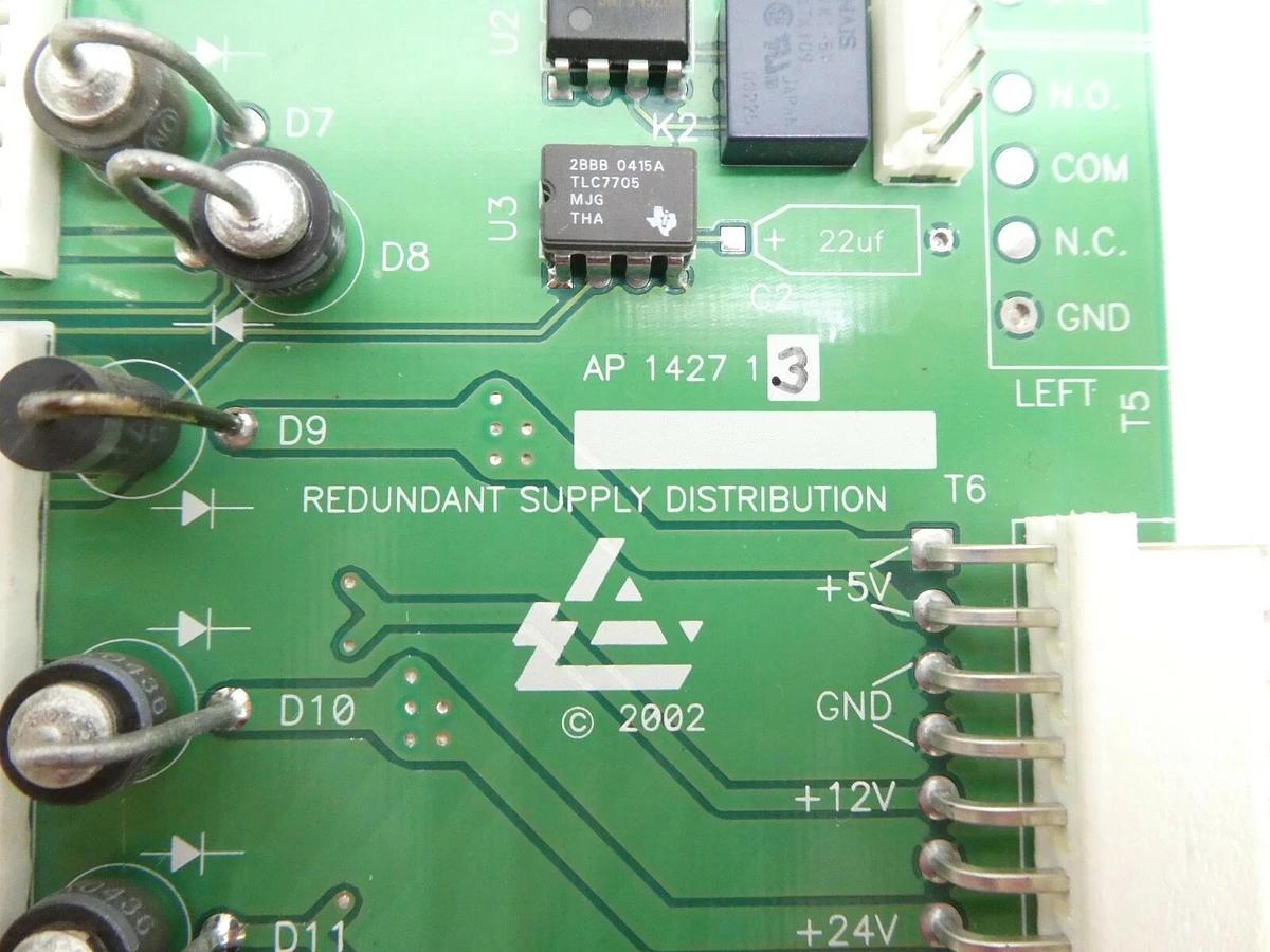 Used Air Products AP142713 Redundant Supply Distribution Board PCB Working Surplus
