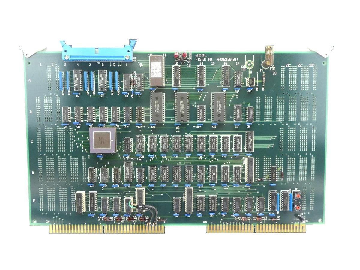 Used JEOL AP002128(01) Processor PCB Card FIS(3) PB JSM-6300F SEM Working Surplus