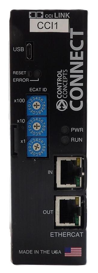 Used Control Concepts FG-X-C-10-E104 DeviceNet Connect Gateway Working Surplus