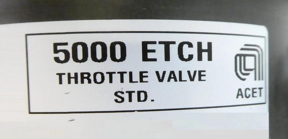 Used AMAT Applied Materials 0010-09019 P5000 Etch Throttle Valve Flange Body Working