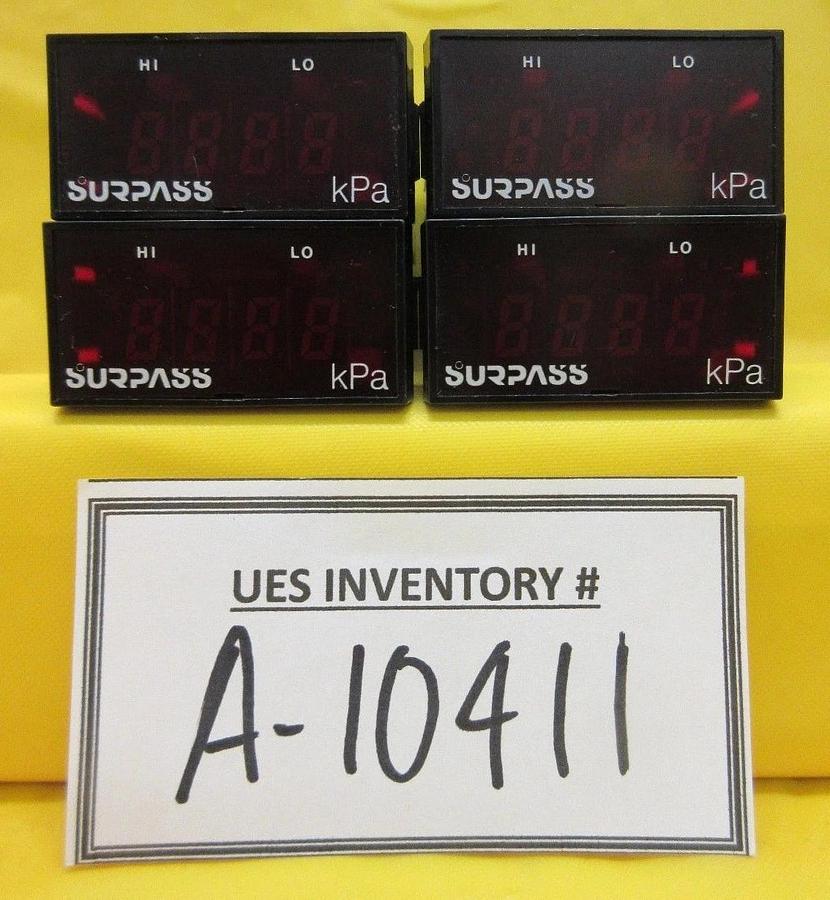 Used Surpass DV-5000R Digital Pressure Sensor Monitor Display 300 kPa Lot of 4 Used