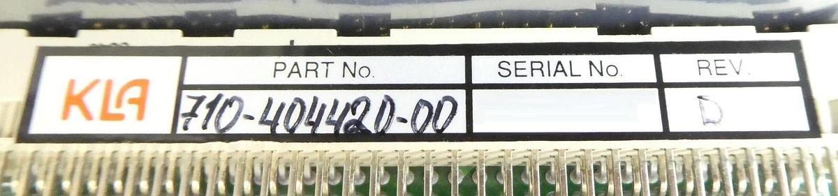 Used KLA-Tencor 073-404423-00 I/O PCB Card 710-404420-00 5100 Working Surplus