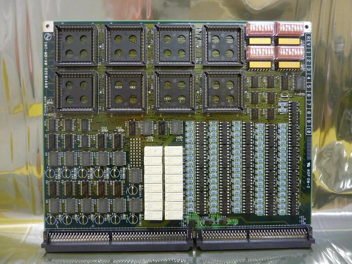 Used Kokusai Electric D2E01448 Processor PCB Card INT-MB No EPROM Working Surplus