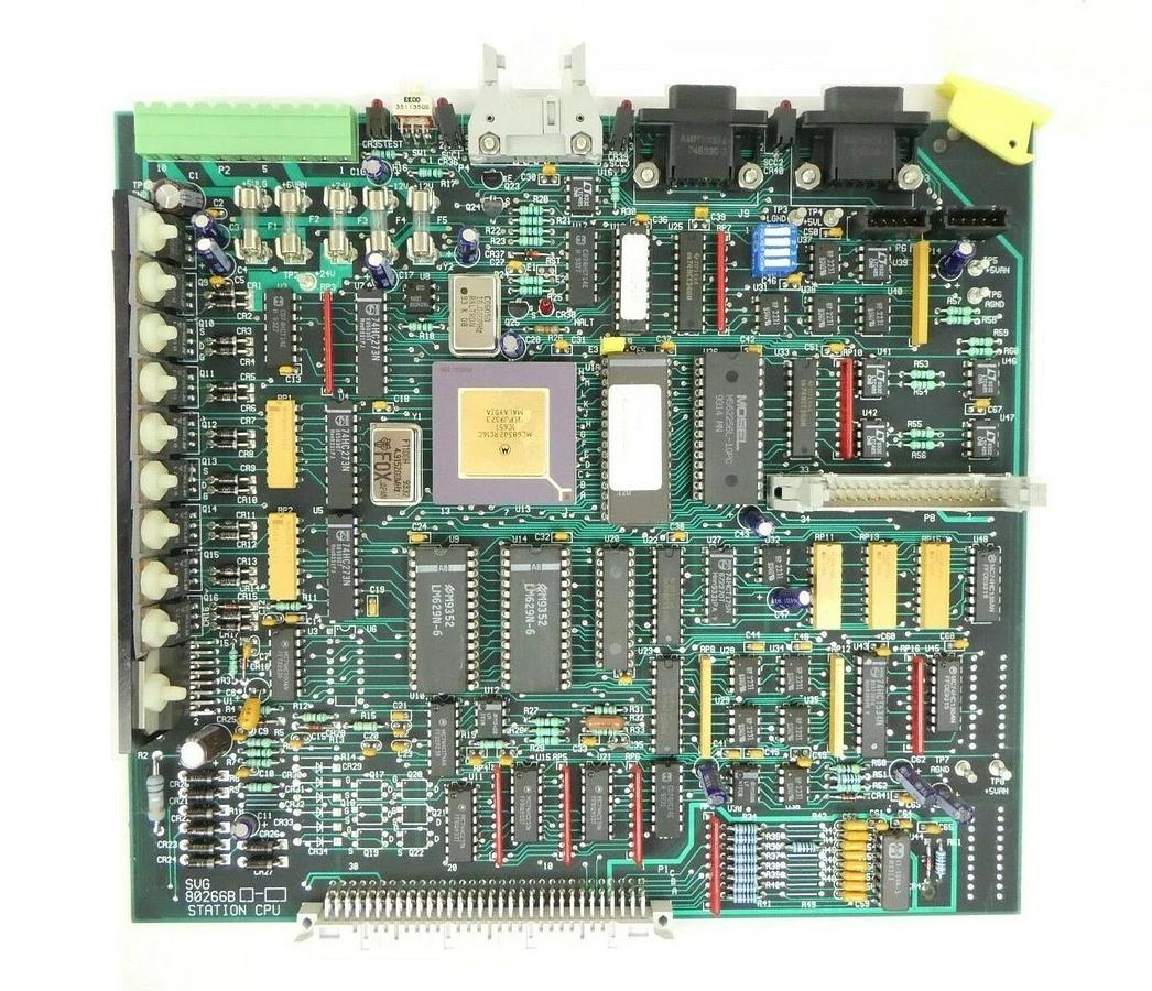 Used SVG Silicon Valley Group 80266B3-01 Coater Station CPU PCB Card 90S DUV Working